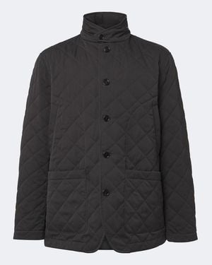dunhill Quilted Cotton And Silk Jacket - Black