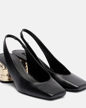 Givenchy Slingback-Pumps Tape 65 Aus Leder - Schwarz