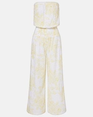 Melissa Odabash Jumpsuit Naomi Aus Baumwolle - Weiß