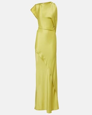 Victoria Beckham Draped Gown - Yellow