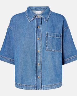 Velvet Kaddy Denim Shirt - Blue