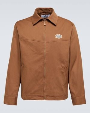 Adish Kharaz Logo Jacket - Brown