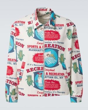 Bode Enrichment Printed Cotton Jacket - White