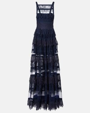Elie Saab Lace Gown - Blue