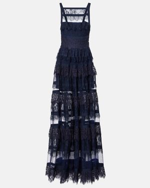 Elie Saab Lace Gown - Blue