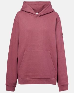 Alo Yoga Renown Cotton-Blend Terry Hoodie - Pink