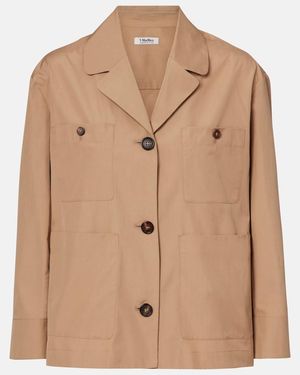 Max Mara Renata Cotton Jacket - Natural