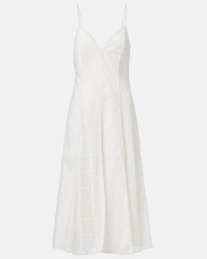 Jonathan Simkhai Mina Lace Midi Dress - White