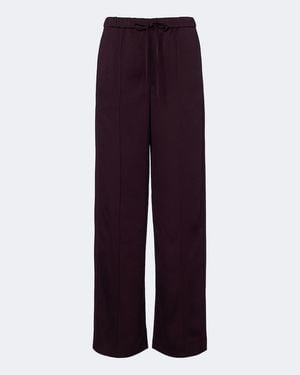 Vince Satin Wide-Leg Pants - Purple