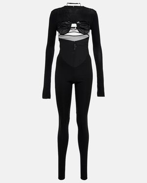 Nensi Dojaka Cutout Panelled Jumpsuit - Black