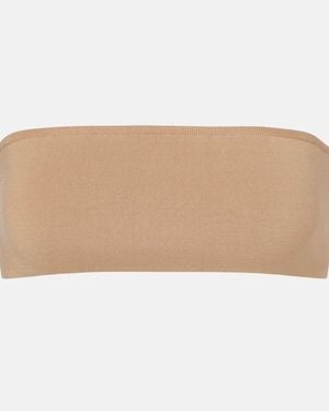 Max Mara Mxsfiabe Bandeau Top - Natural
