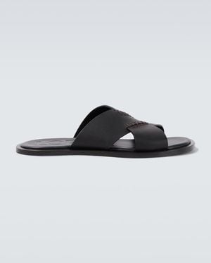 Loewe Paula's Ibiza Sandalen Flex Aus Leder - Schwarz