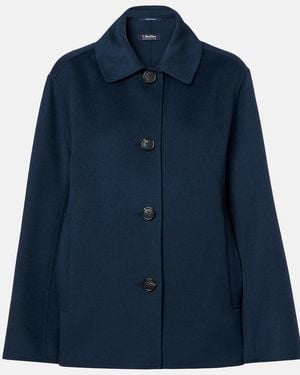 Max Mara Virgin Wool Jacket - Blue