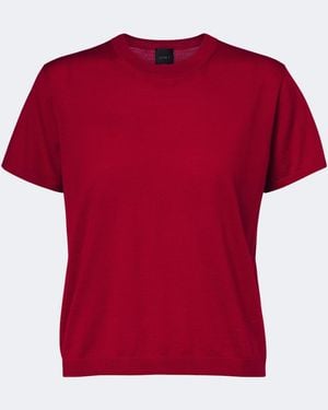 Leset James Wool Jumper - Red