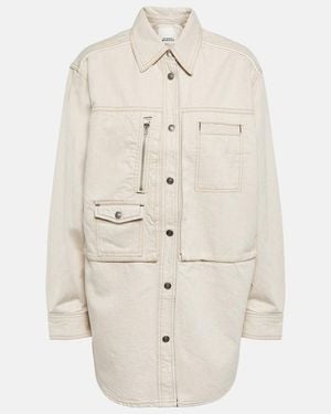 Isabel Marant Pearl Denim Jacket - White
