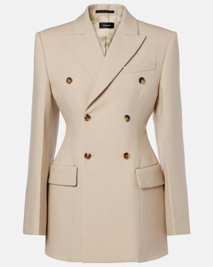 Wardrobe NYC Blazer Aus Wolle - Natur
