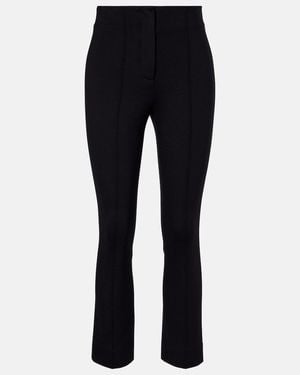 Veronica Beard Kean Cropped Slim Trousers - Blue