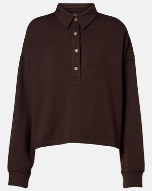 Velvet Marian Polo Jumper - Brown