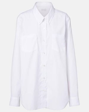 Dries Van Noten Cotton Poplin Shirt - White