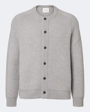 Lisa Yang Cardigan Tanner Aus Kaschmir - Grau