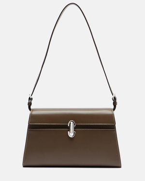 SAVETTE Symmetry Leather Shoulder Bag - Metallic