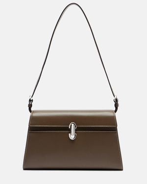 SAVETTE Symmetry Leather Shoulder Bag - Metallic
