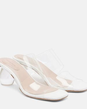 Simone Rocha Pu Mules - White