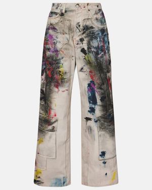 Acne Studios Jeans Anchos 1981 - Blanco