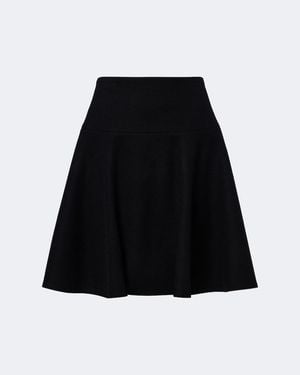 Alaïa Wool Miniskirt - Black