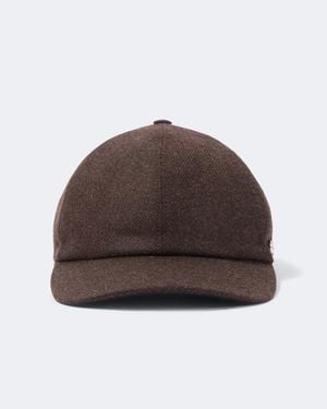 Agnona Cappello Da Baseball - Marrone