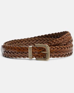 Etro Guertel Aus Leder - Braun