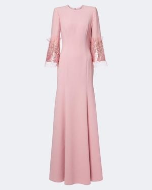 Jenny Packham Anita Embellished Gown - Pink
