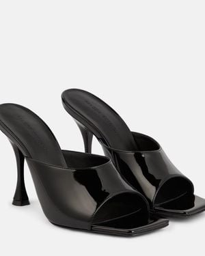 Magda Butrym Square Toe Mules - Black