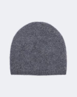 Lisa Yang Brushed Cashmere Beanie - Gray