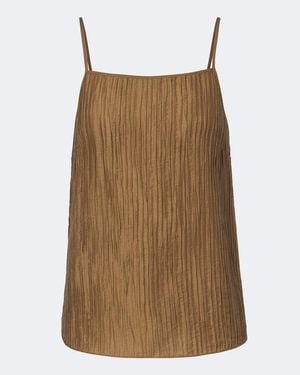 JOSEPH Titana Top - Brown