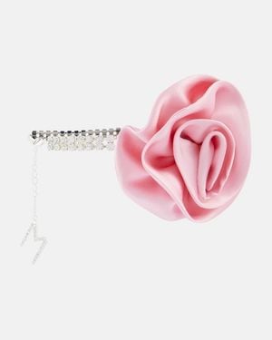 Magda Butrym Floral-Applique Choker - Pink