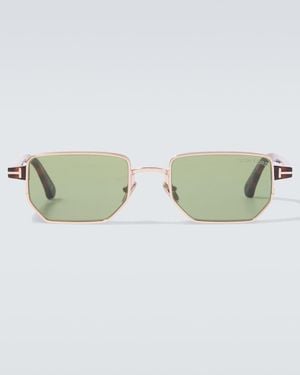 Tom Ford Gafas De Sol Rectangulares Liam-02 - Verde