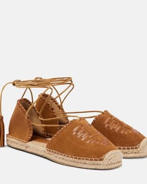 Isabel Marant Celsi Leather Espadrilles - Brown