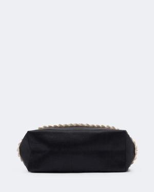 Magda Butrym Clutch Mit Haekelbesatz - Schwarz