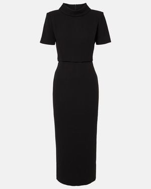 Roland Mouret Cady Midi Dress - Black