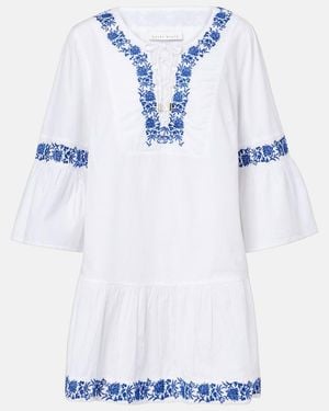 Heidi Klein Cannes Cotton Beach Cover-Up - White