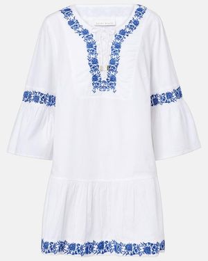 Heidi Klein Cannes Cotton Beach Cover-Up - White