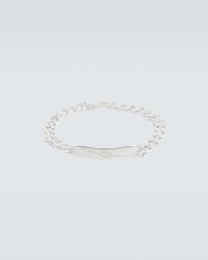 Gucci Bracciale tag in sterling - Metallizzato