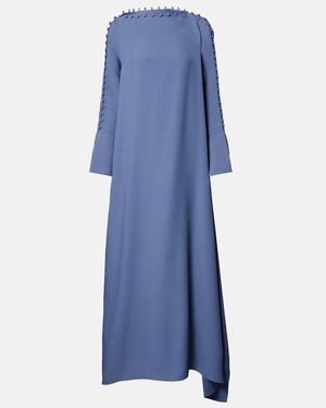 Taller Marmo Crepe Maxi Dress - Blue