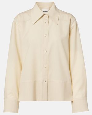 Jil Sander Wool Shirt - Natural