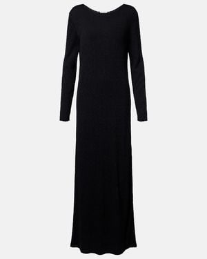The Row Vestido Largo De Seda - Negro