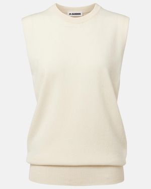 Jil Sander Pullunder Aus Kaschmir - Natur