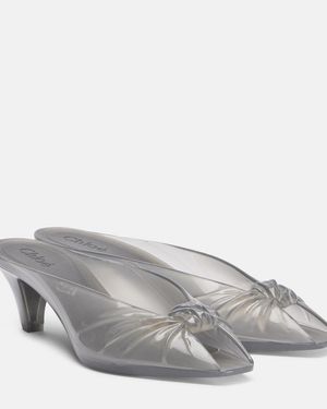 Chloé Jelly Mules - Grey