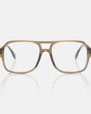 Fendi Aviator-Brille Ff Squared - Braun