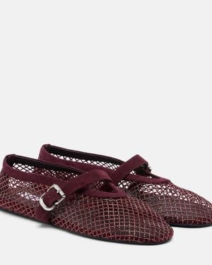 Alaïa Bailarinas De Adornadas - Morado